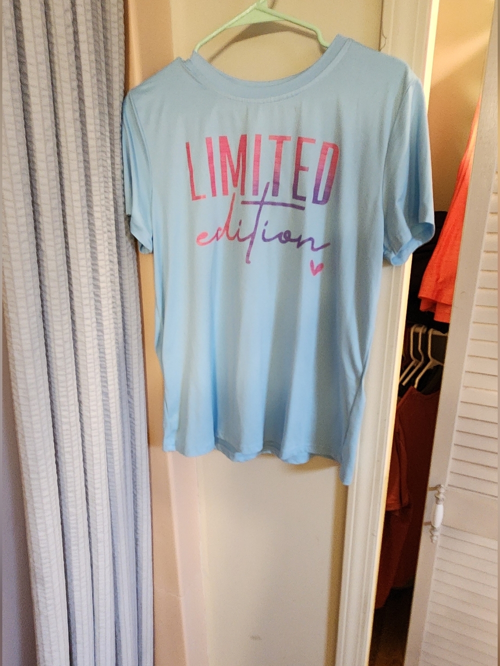 Light Blue "Limited Edition" Graphic Tee
